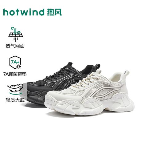 热风2026年秋季新款男士时尚老爹鞋H42M26702主图