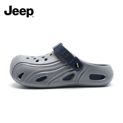 JEEP/吉普男士夏季外穿防滑透气情侣洞洞沙滩凉拖鞋时尚休闲耐磨主图