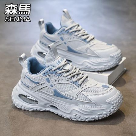 森马男鞋夏季时尚潮流运动百搭老爹鞋学生气垫厚底减震增高休闲鞋