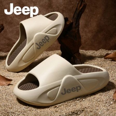 JEEP/吉普拖鞋男防滑运动拖鞋夏季踩屎感厚底外出沙滩鞋男士凉拖