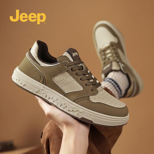 JEEP/吉普2026春季新款男鞋耐磨防滑低帮休闲鞋潮流百搭运动板鞋主图