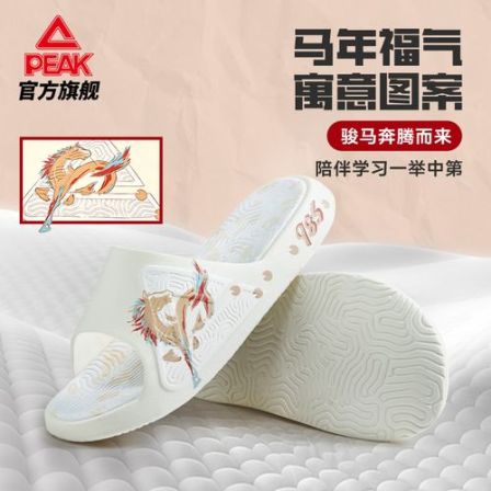 匹克态极拖鞋马到成功软底拖鞋男外穿防滑凉拖高考礼物-DL2621437