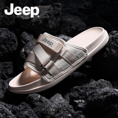 JEEP/吉普拖鞋男夏季外出运动高档外穿凉拖防滑户外新款一字拖主图