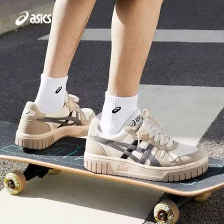【粉彩风】ASICS亚瑟士COURT MZ男女时尚复古鞋低帮舒适耐磨板鞋