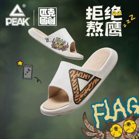 拒绝熬鹰丨匹克态极夏季休闲舒适外穿防滑厚底运动拖鞋-DL520191