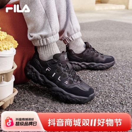 易烊千玺同款FILA斐乐松饼鞋男鞋老爹鞋运动鞋2026春季新款休闲鞋