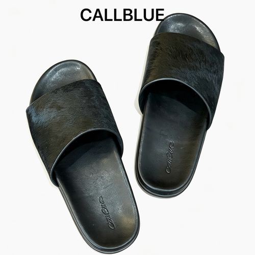 CALLBLUE『马毛穆勒』足弓支撑透气松弛防滑发泡轻质一字半托拖鞋主图