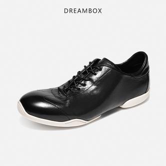 DREAMBOX钧博vibram轻薄透气重水洗马皮德训鞋软底软皮运动休闲鞋
