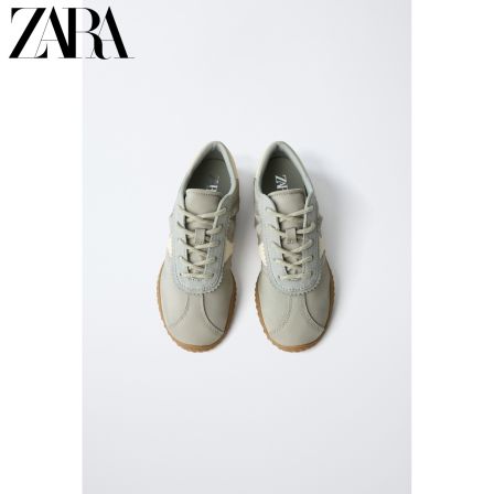 ZARA2026早秋新品 童鞋女童 薄底橡胶底百搭运动鞋 2338830 500