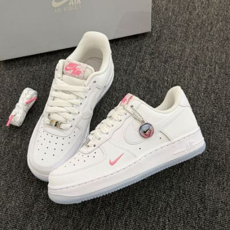 NIKE/耐克官方正品 女子纯白小粉钩AIR FORCE 1 IV4453-100