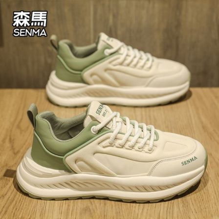 SENMA/森马男鞋夏季2026新款轻奢男士休闲鞋运动厚底增高老爹鞋男