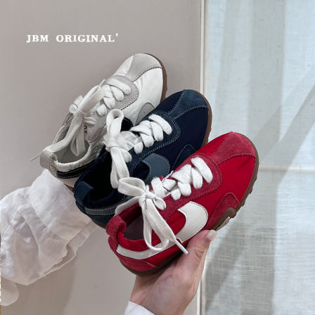 JBM 正品秋季款男女童多巴胺德迅鞋韩版儿童轻便透气阿甘鞋运动鞋