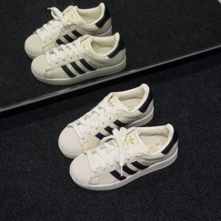 adidas/阿迪达斯三叶草女鞋SUPERSTAR II 经典贝壳头板鞋KJ4683