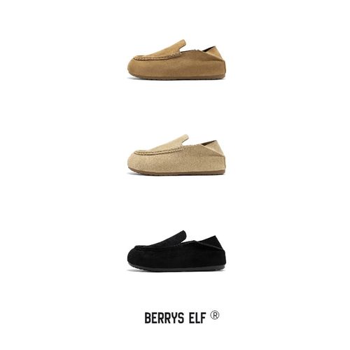 BERRYS ELF一脚蹬休闲男鞋潮流百搭舒适懒人鞋通勤两穿乐福鞋主图