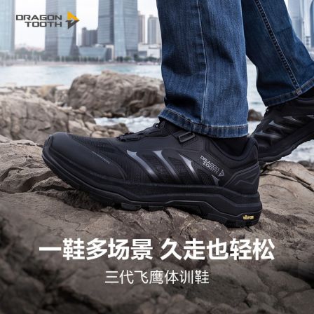 【龙牙上新】三代飞鹰体训鞋缓震防滑徒步耐磨登山鞋休闲轻便舒适男