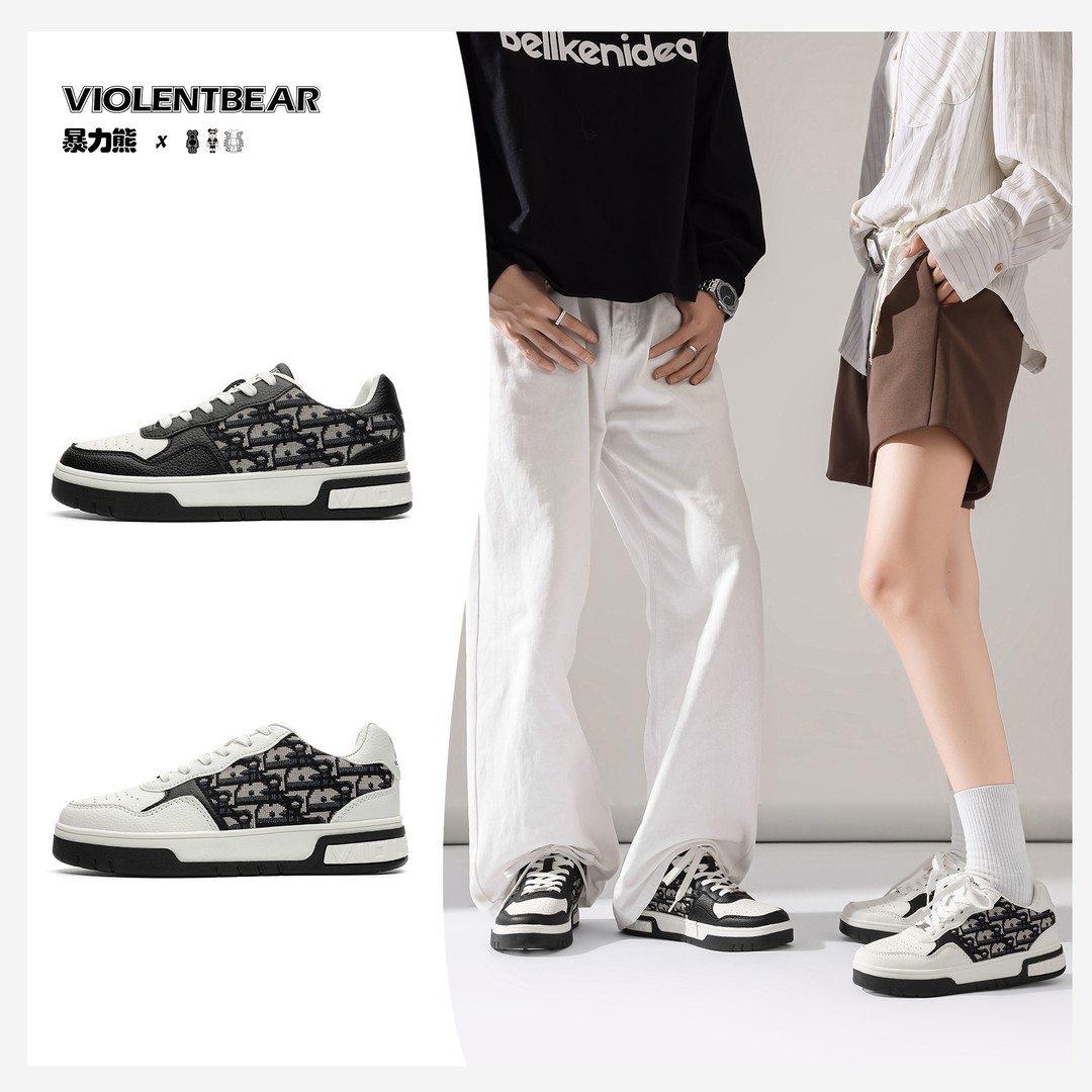 Violentbear/暴力熊时尚轻奢百搭休闲板鞋男女同款578【仁汇优品X】主图