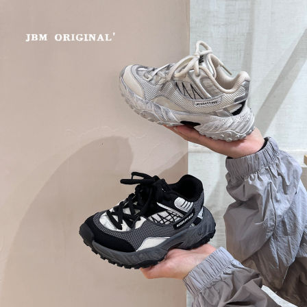 JBM  2026秋季新款儿童复古做旧擦色老爹鞋男女童轻便休闲运动鞋
