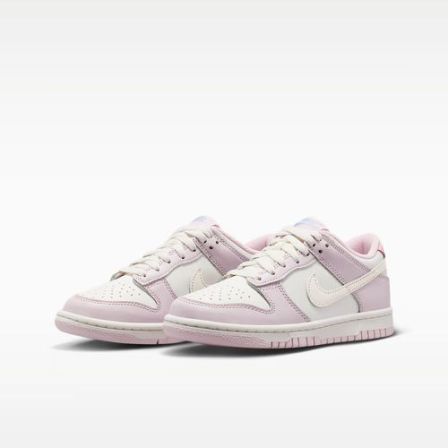 NIKE/耐克正品女鞋DUNK（GS）粉白色百搭时尚运动休闲鞋 IX5008-101