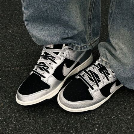 NIKE/耐克男子DUNK LOW电镀银经典复古低帮运动休闲板鞋IM4413001