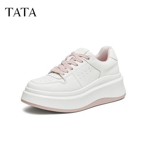 【国家补贴】TATA/他她2026秋女时尚休闲百搭板鞋新款GCD07CM6主图