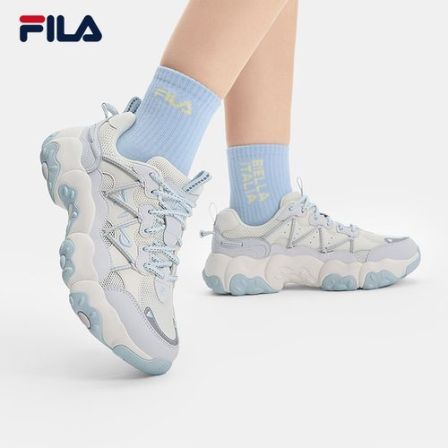 斐乐猫爪6|FILA厚底休闲鞋官方情侣复古运动鞋燕麦格雷鞋子-达播