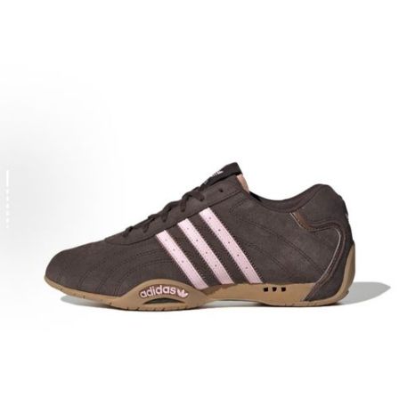 adidas阿迪达斯三叶草粉彩风棕粉赛车文化薄底鞋JR8867
