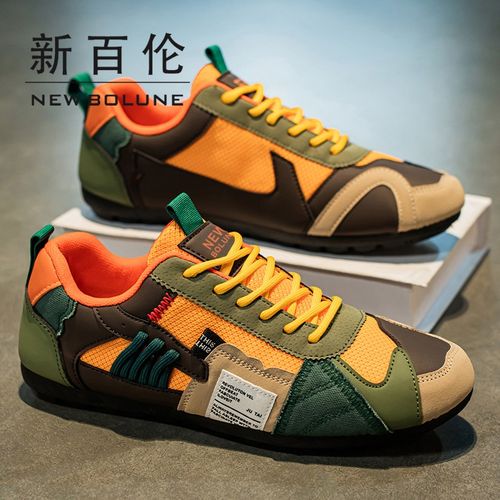 NEW BOLUNE/新百伦换季新款网面鞋休闲复古男鞋时尚百搭鞋阿甘鞋。主图