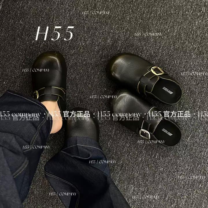 【H55粉丝专享】新款复古擦色做旧老钱小众英伦风增高博肯鞋09-3745主图