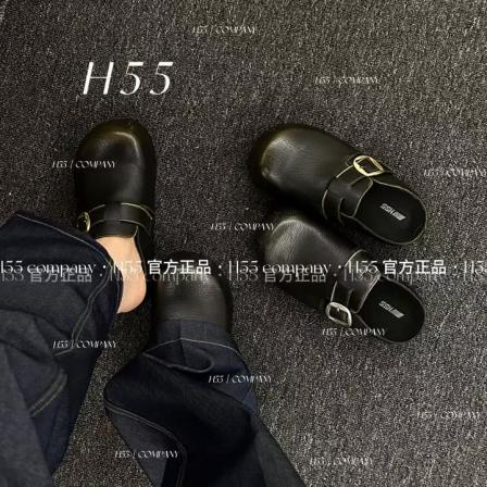 【H55粉丝专享】新款复古擦色做旧老钱小众英伦风增高博肯鞋09-3745