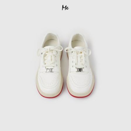 ME【茶卡鞋】头层牛皮奢牌元素透气百搭时尚休闲运动鞋MEHS3110