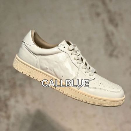 CALLBLUE『蛋黄芯Ultra』头层水洗做旧牛皮超软弹耐磨百搭男板鞋