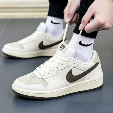 【耐克NIKE】男CODE58舒适燕麦格雷复古休闲运动鞋滑板鞋 IB0108101