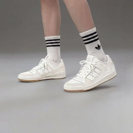 adidas/阿迪达斯三叶草休闲FORUM运动板鞋白色鞋子小白鞋ID6858