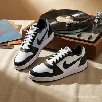 Nike耐克男鞋26秋款正品Ebernon黑白熊猫复古休闲板鞋AQ1774-102主图