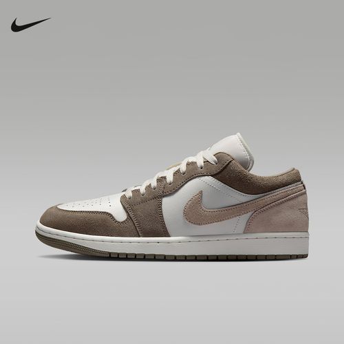 NIKE/耐克AJ1板鞋卡其鞋子男鞋夏季低帮轻便橡胶运动鞋553558046主图