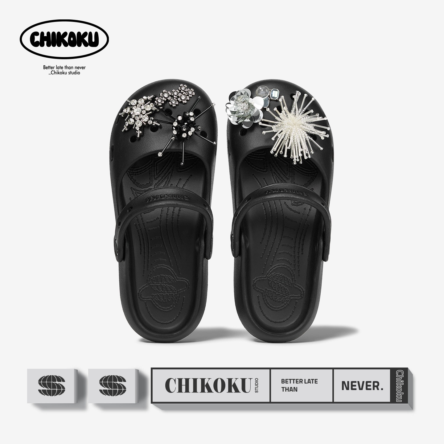 chikoku经典芭蕾洞洞鞋女夏足弓支撑外穿防滑软底浅口玛丽珍单鞋主图