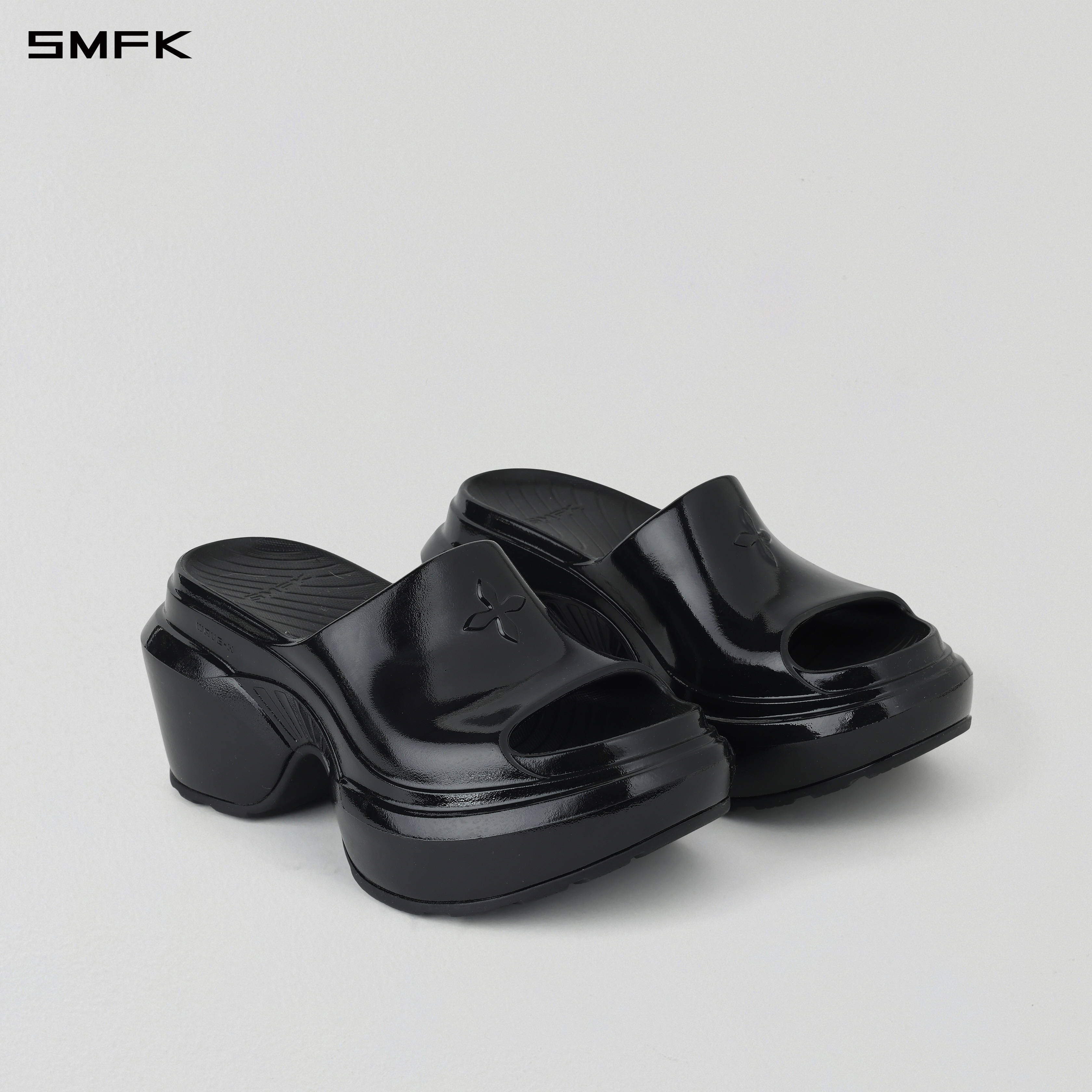 SMFK流线一体高跟拖鞋SL002BP/LG/SL2高跟拖鞋主图