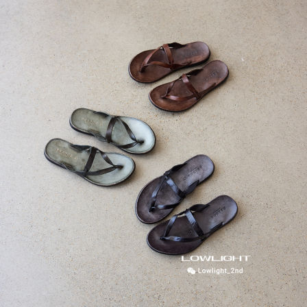 【现货】Brador Mia系列 34-034 植鞣牛皮 夹趾拖鞋 人字拖 凉鞋