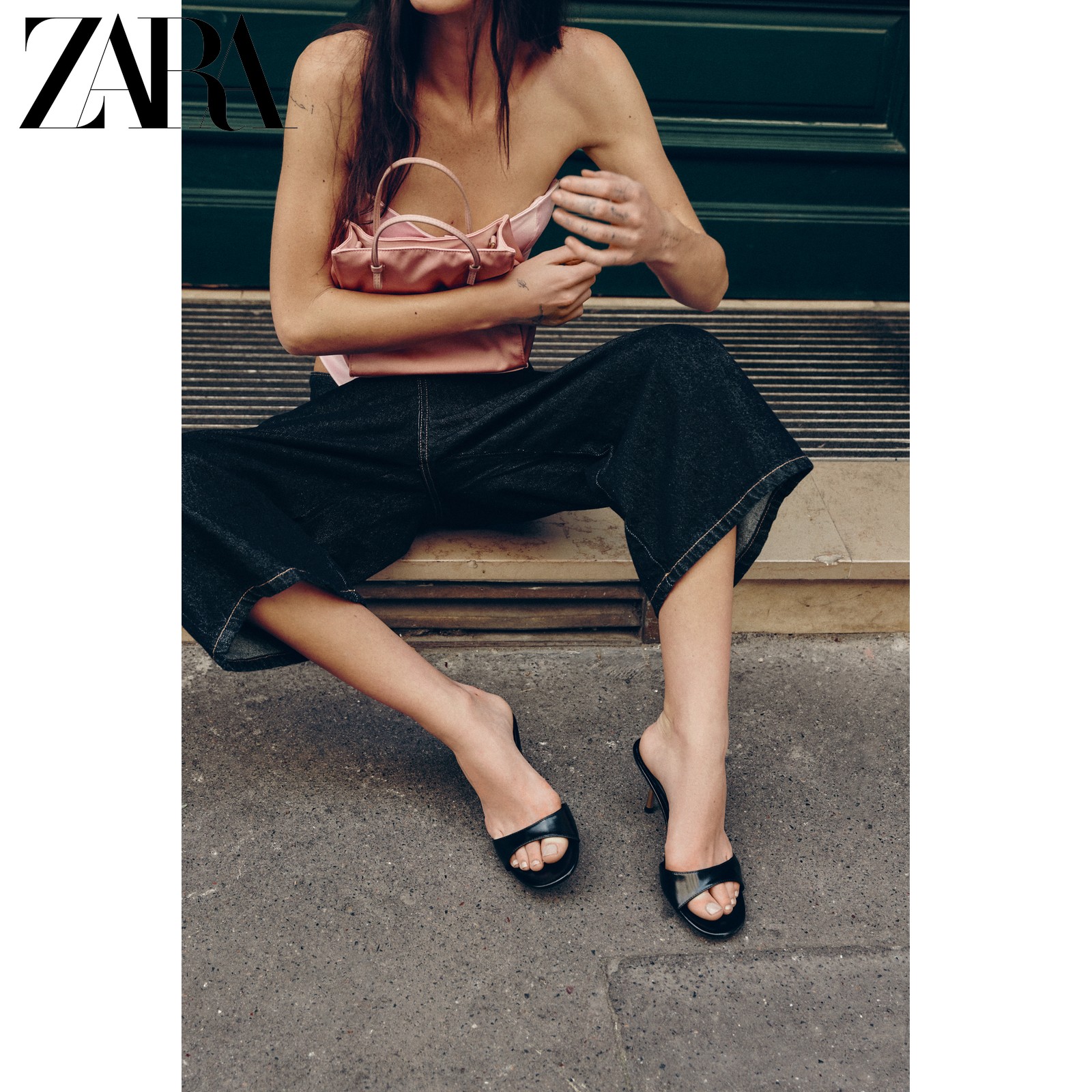 ZARA2026早秋新品 女鞋 精致气质百搭金属面高跟凉鞋 3304810 800主图