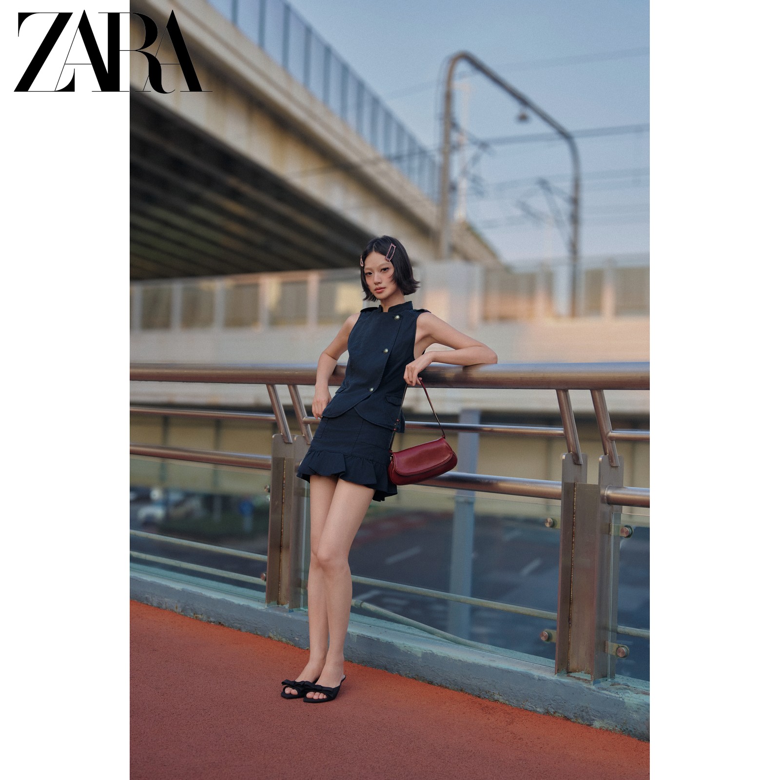 ZARA2026早秋新品 女鞋 温柔气质优雅蝴蝶结高跟凉鞋 2330810 800主图