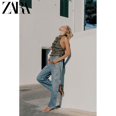 ZARA2026早秋新品 女鞋 复古气质百搭款牛仔猫跟凉鞋 3314810 150