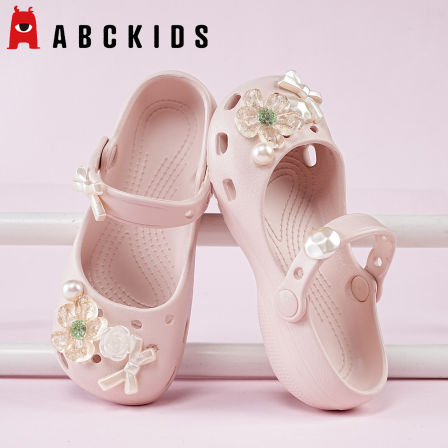 Abckids芭蕾洞洞鞋儿童拖鞋夏季女童休闲玛丽珍公主凉鞋女孩凉拖