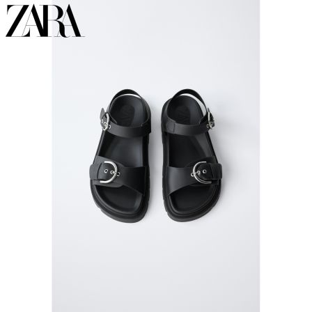 ZARA2026夏季新品 童鞋女童 搭扣弹力防水鞋底凉鞋 2611830 800