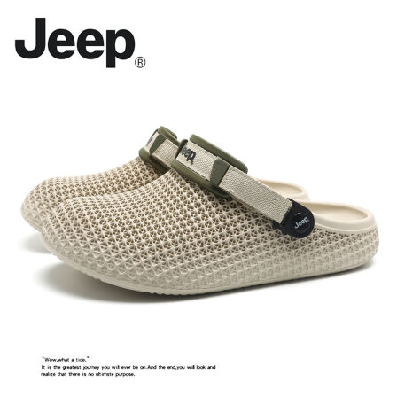 JEEP/吉普拖鞋男士夏季包头凉拖外穿厚底防滑休闲沙滩户外溯溪鞋