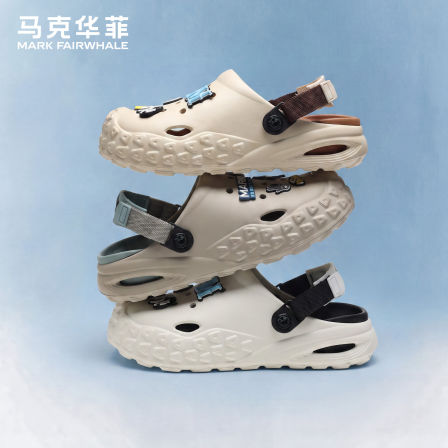 马克华菲凉鞋夏季男户外两穿沙滩鞋防滑涉水洞洞鞋轻便开车凉拖鞋