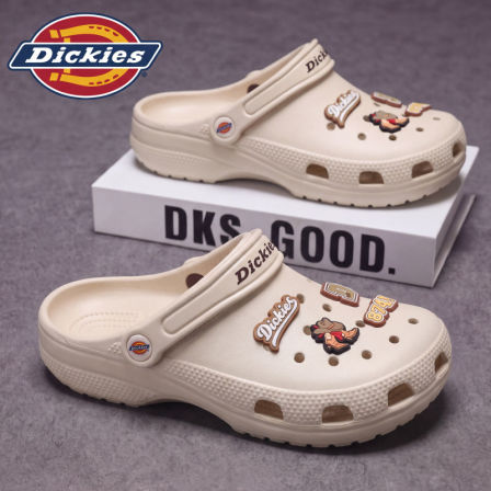 Dickies洞洞鞋男款2026新款夏季外穿防滑沙滩凉鞋男两用包头拖鞋