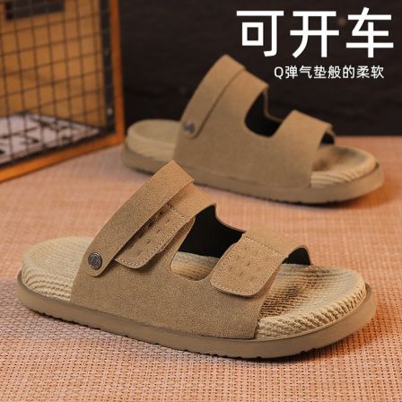 勃肯凉鞋男士2026新款夏季户外穿开车老钱风复古防滑防臭软底拖鞋