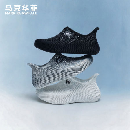马克华菲洞洞鞋男款2026新款夏季3D打印凉拖鞋男开车一脚蹬凉鞋男