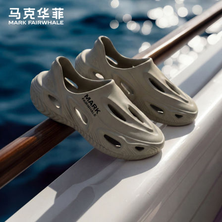 马克华菲洞洞鞋男款夏季轻便涉水沙滩鞋户外防滑休闲凉拖鞋洞洞鞋