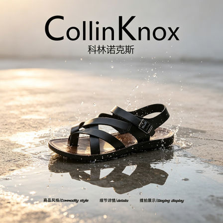 【外穿百搭】CollinKnox2026年夏季新款沙滩鞋男士罗马风小众凉鞋